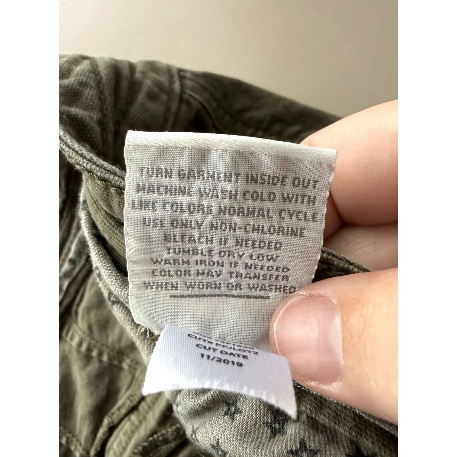 Torrid Torrid Women’s Pants Army Green Utility Denim Flap Pockets 20 Straight Inseam 26.5 in Small Details: Casual Vintage No N/A Size 42" / US 20 - 5 Thumbnail