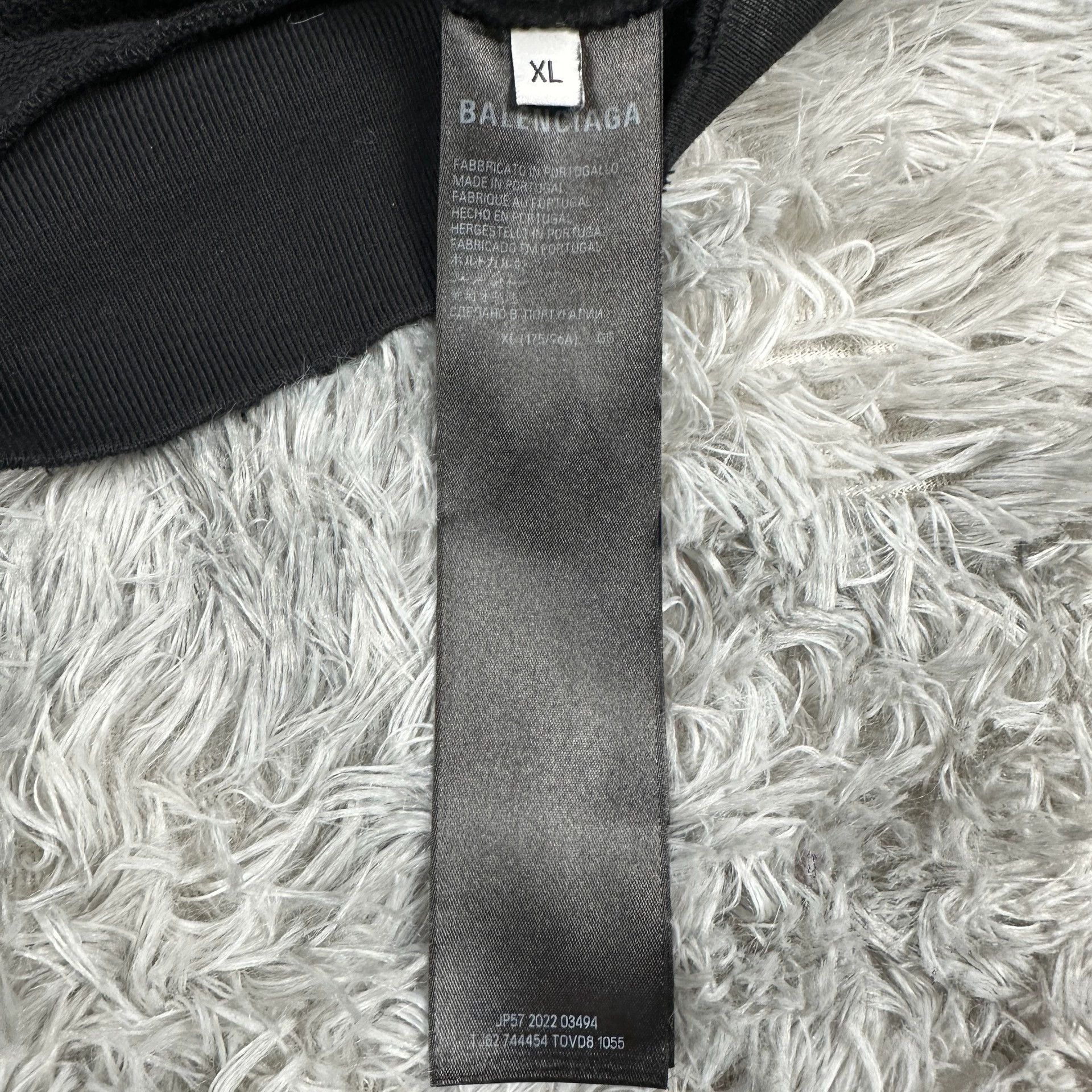 Balenciaga balenciaga logo zip-up hoodie in unique color Size US XL / EU 56 / 4 - 5 Thumbnail