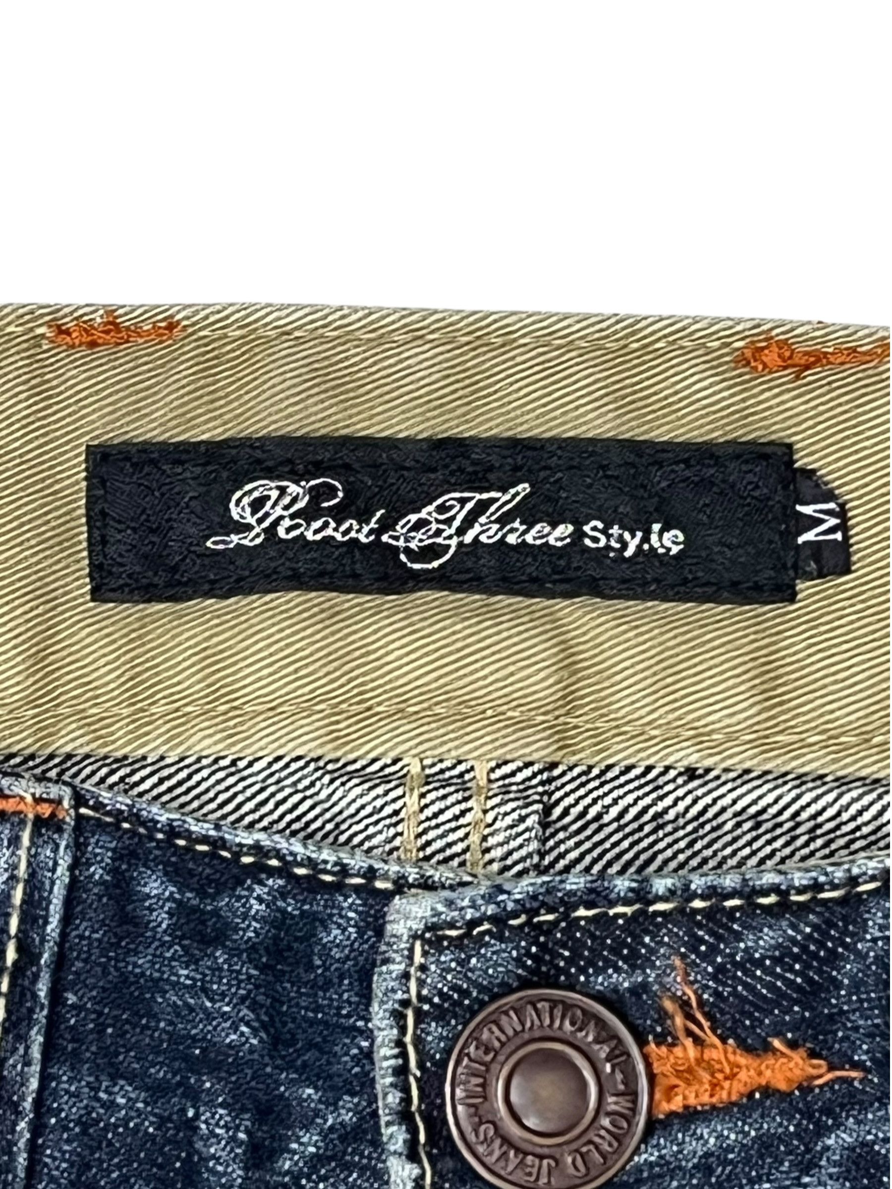 Seditionaries Root Three Style Grunge Whisker Glitter Splatter Flare Size US 30 / EU 46 - 9 Thumbnail