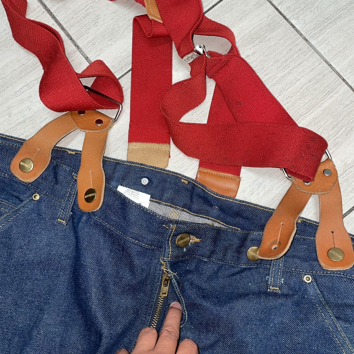 Carhartt Carhartt raw denim double knee pant with suspenders Size US 38 / EU 54 - 3 Thumbnail