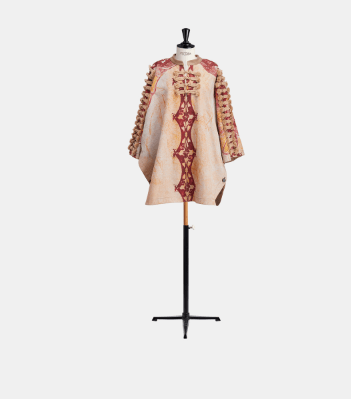image of Dior O1W1Db10124 Cotton Blouse In Beige, Women's (Size Medium)