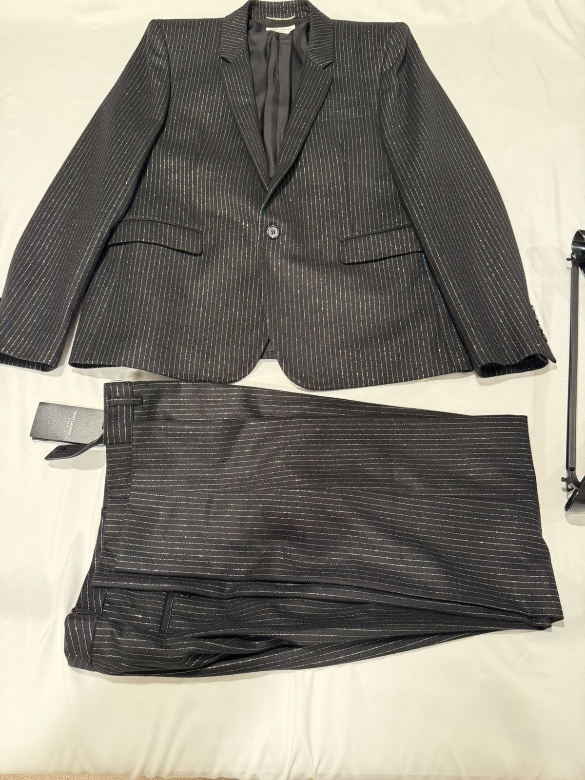 Saint Laurent Paris Saint Laurent mens gold stripes suit. 54/44. $4400 Size 44R - 12 Thumbnail
