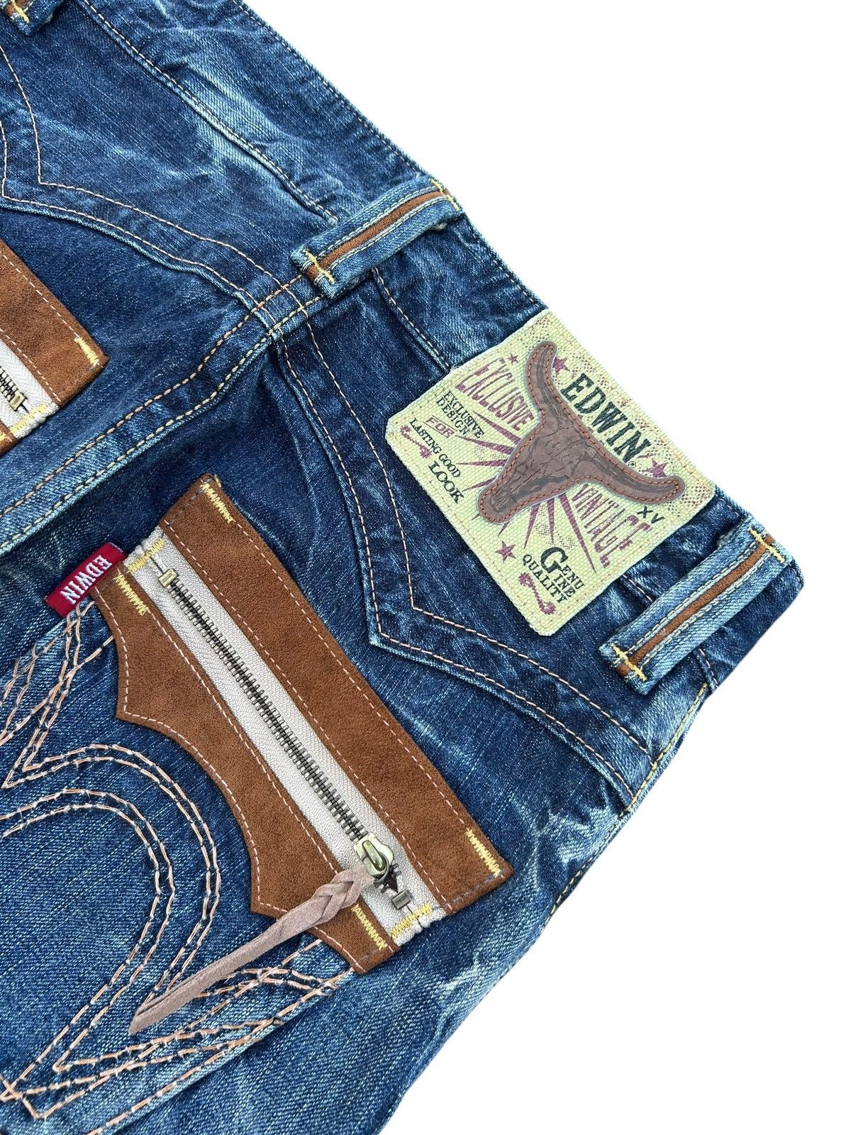 Kapital VINTAGE EDWIN NAVAJO JAPANESE BRAND DENIM JEANS RARE☠️🎌 Size US 31 - 5 Thumbnail