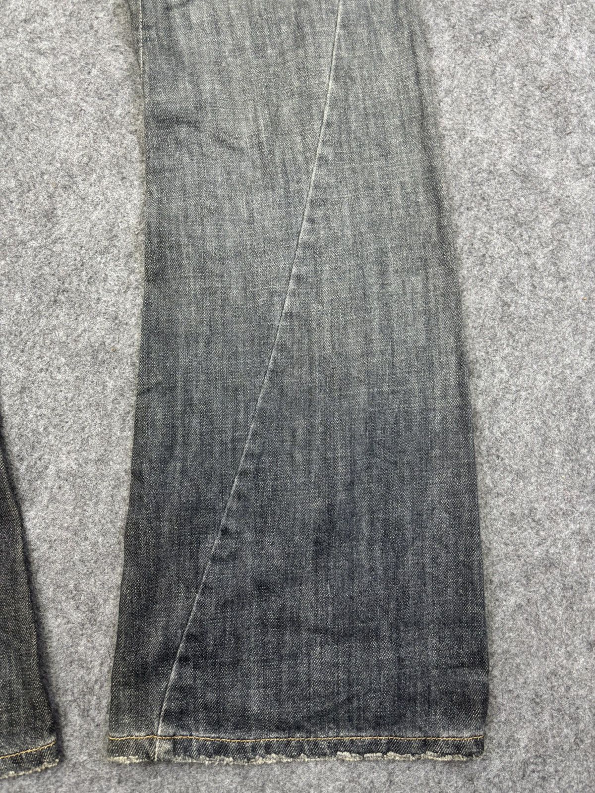 Japanese Brand 💥Flare💥Buona Giornata Twisted Leg Flare Denim F921 Size US 32 / EU 48 - 5 Thumbnail