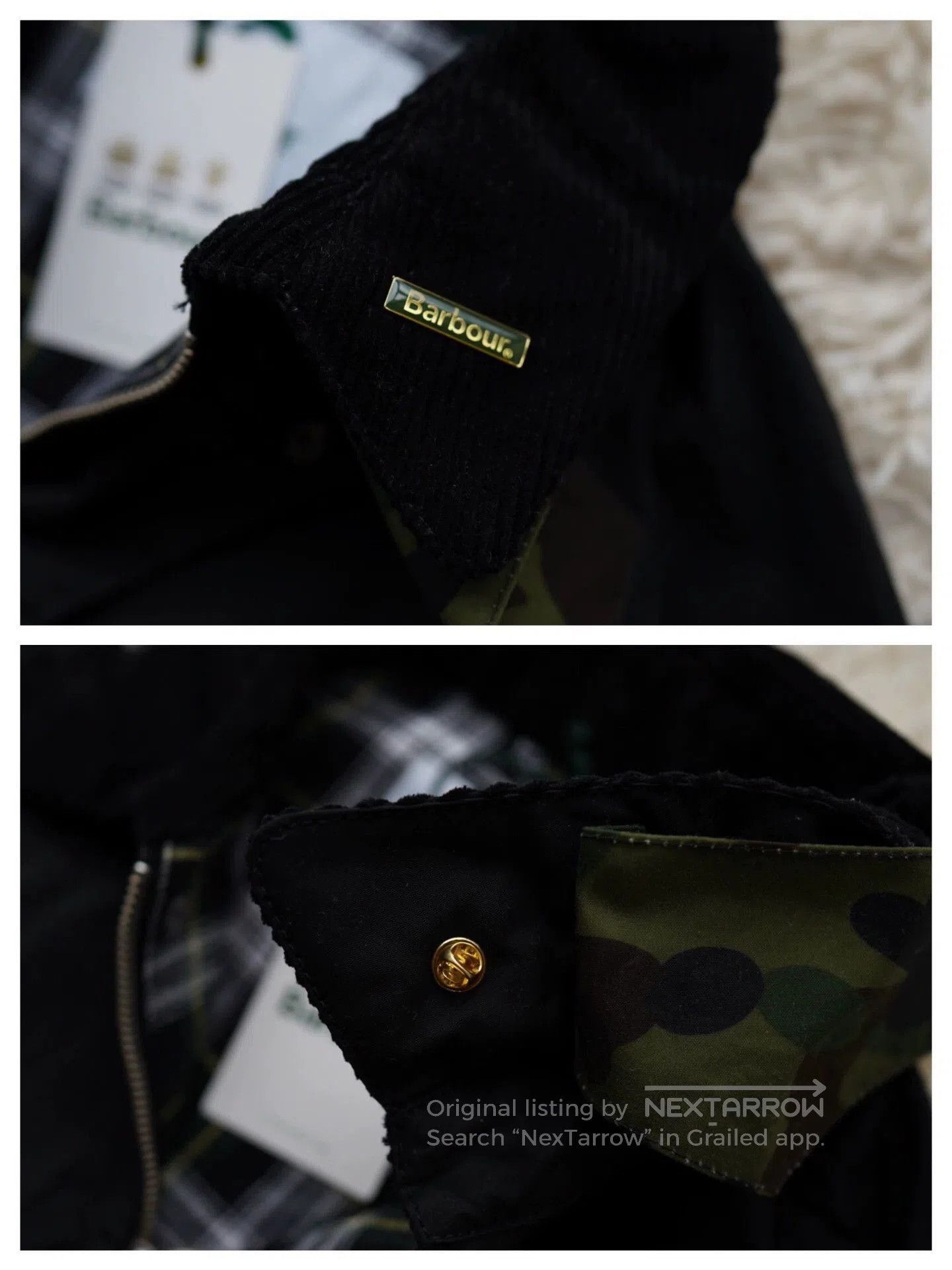 Barbour Multi Camo Accent Casual Jacket Size M. Size US M / EU 48-50 / 2 - 4 Thumbnail