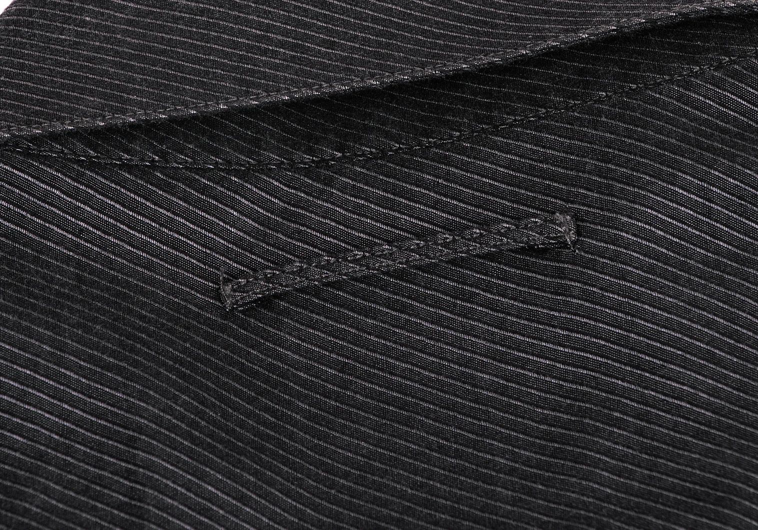 Jean Paul Gaultier Charcoal Pinstripe Shirt Size 50 in Good Condition Size US M / EU 48-50 / 2 - 15 Thumbnail