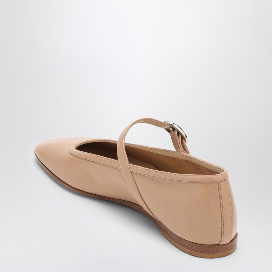 Le Monde Beryl o1d2blof0824 Leather Mary Jane Ballerina in Beige Size US 6.5 / IT 36.5 - 4 Thumbnail