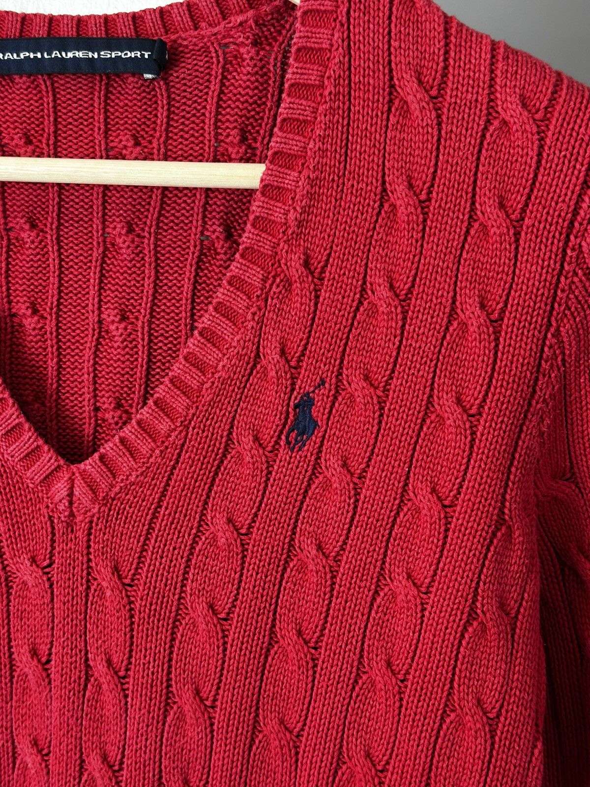 Polo Ralph Lauren Polo Ralph Lauren Cable Knit Cotton Sweater Size M / US 6-8 / IT 42-44 - 5 Thumbnail