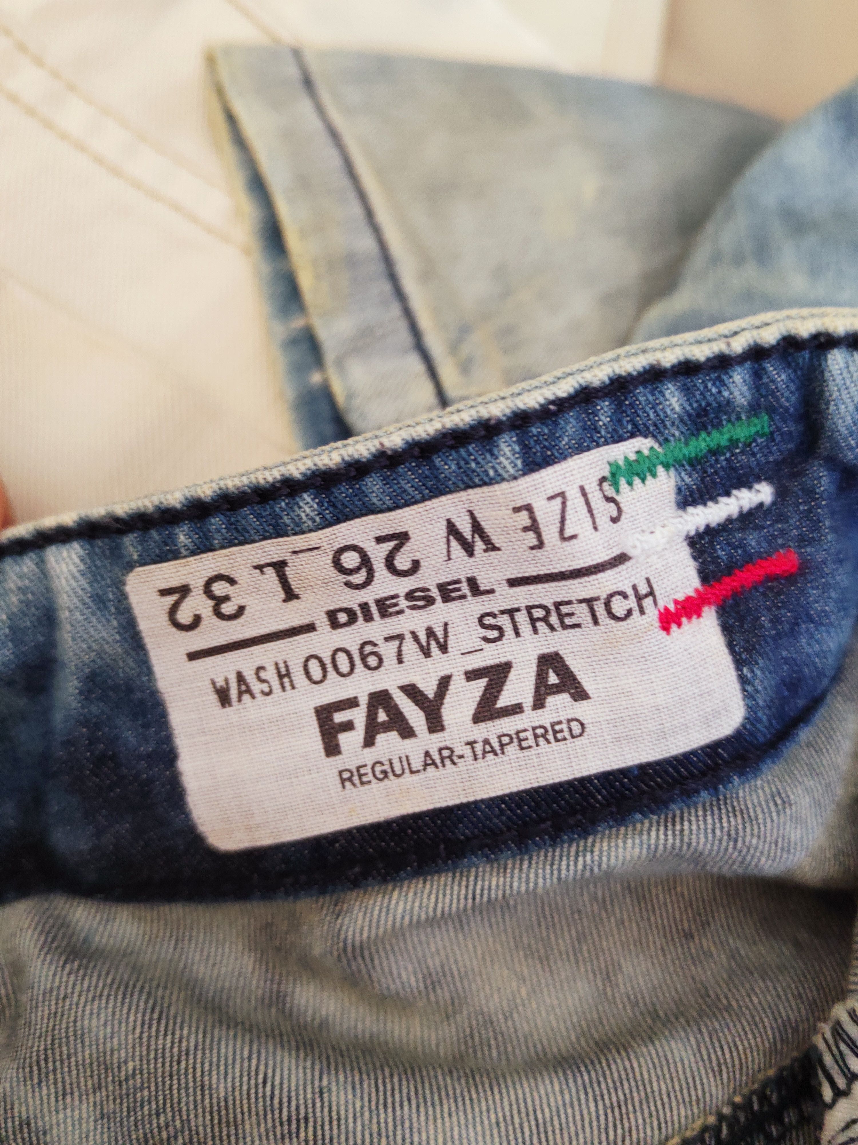 Diesel Diesel acid wash Faded Ripped Multipocket Cargo Pants #W645 Size US 27 - 16 Thumbnail