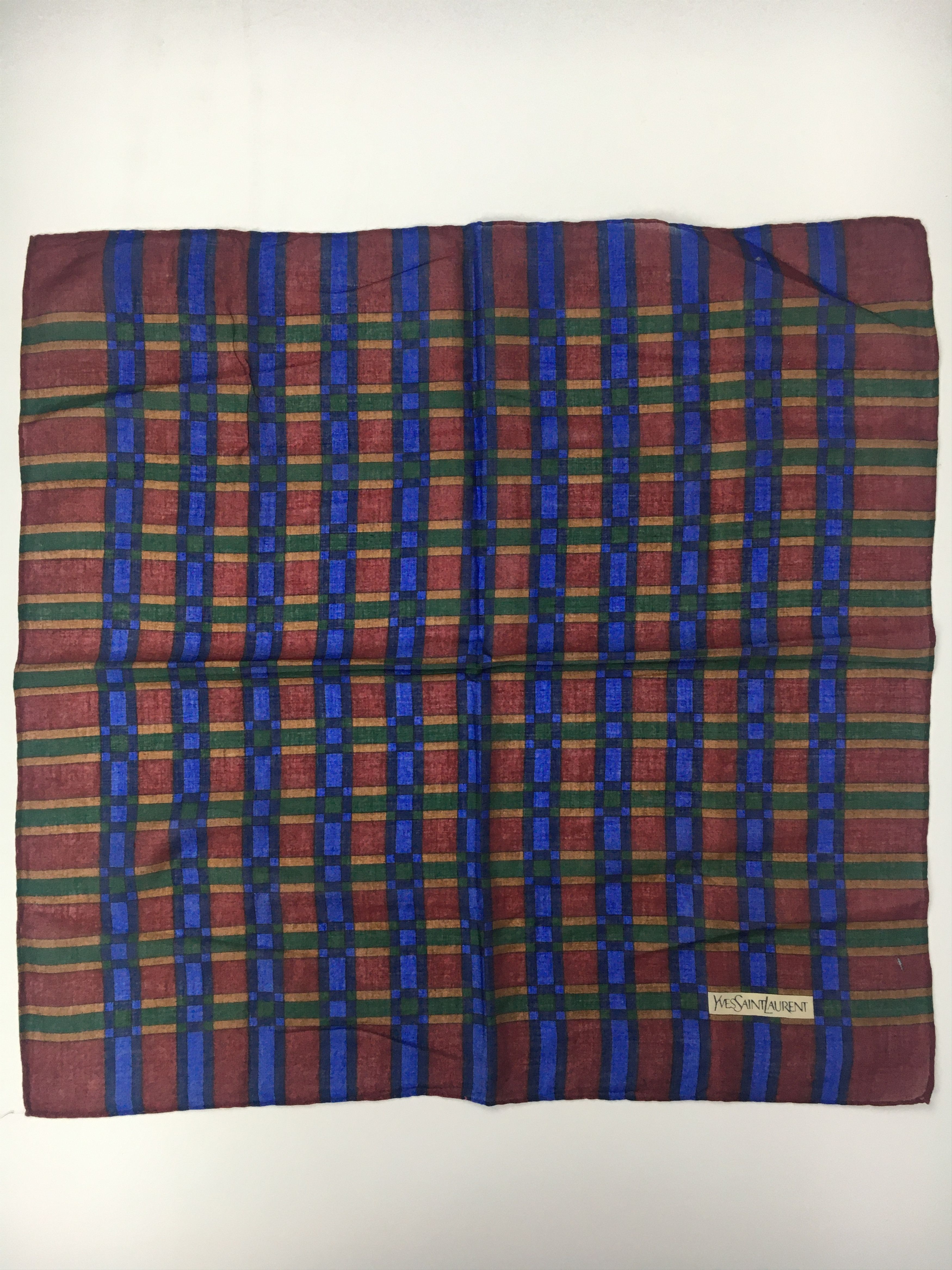 Vintage Yves Saint Laurent Handkerchief/Bandana/Neckerchief HKC0027 Size ONE SIZE - 3 Thumbnail