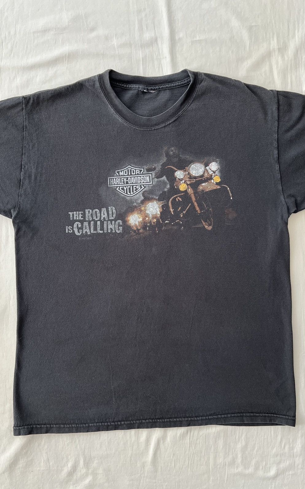 Harley Davidson Vintage 2007 Harley Davidson The Road is Calling T-shirt Size US L / EU 52-54 / 3 - 5 Thumbnail