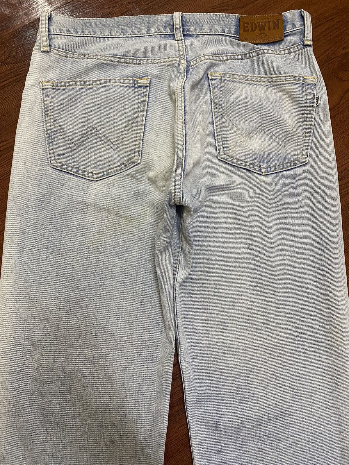 Other Vintage Edwin403 Faded Wash Distressed Loose Jeans Size US 32 / EU 48 - 4 Thumbnail