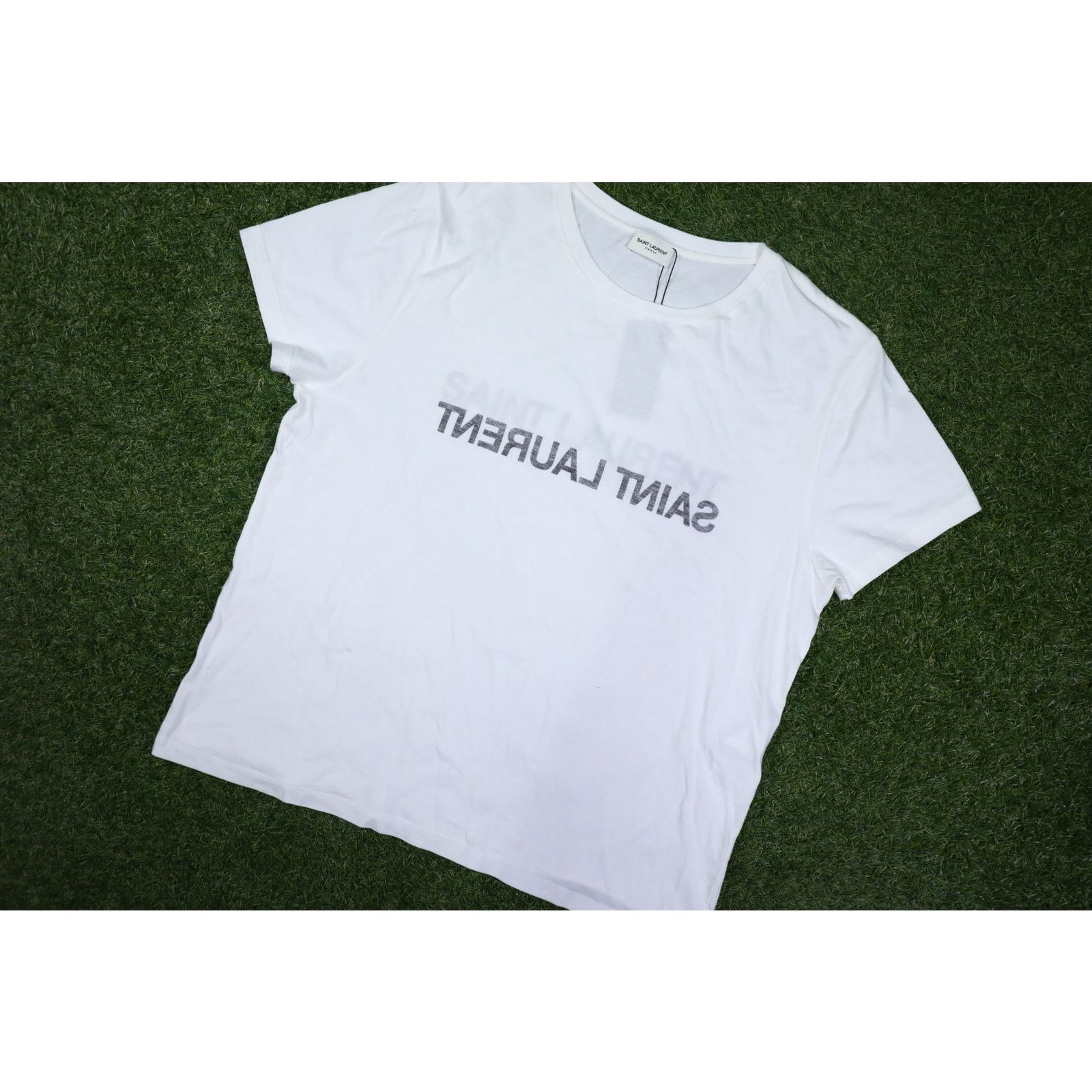 Saint Laurent Reverse Logo T-shirt Size X-Large