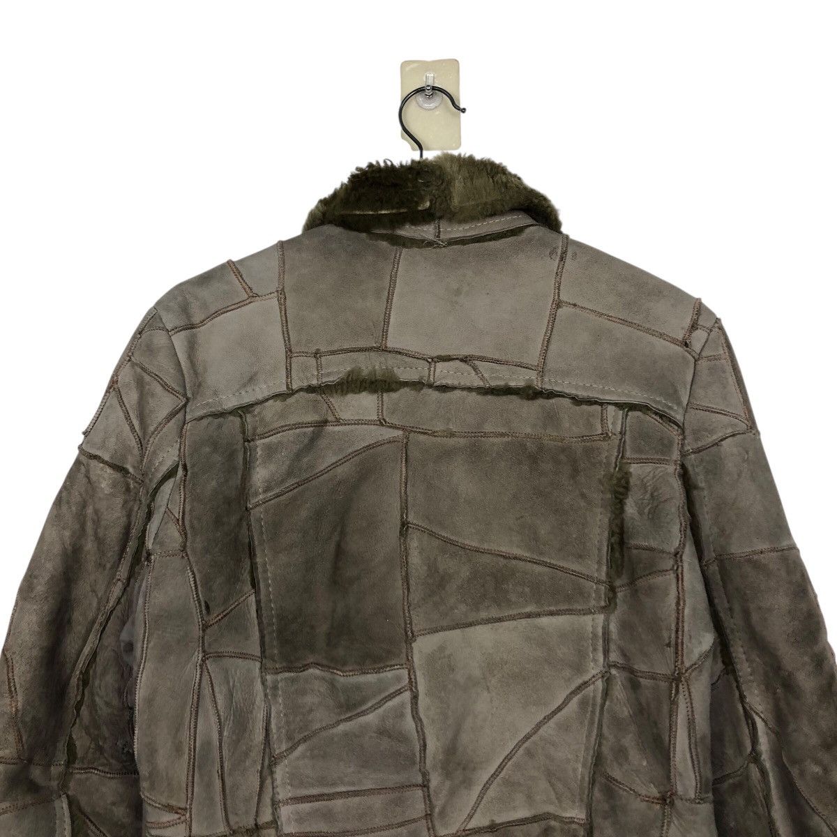 Japanese Brand Vtg Cropped Leather Jacket Patchwork Unbranded Issey Miyake Size US M / EU 48-50 / 2 - 10 Thumbnail