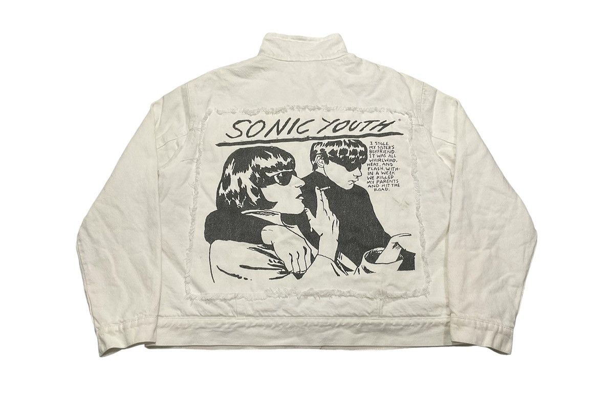 Hysteric Glamour × If Six Was Nine × Japanese Brand 🔥 Rare Archived Sonic Youth Denim Fur Jacket Size US L / EU 52-54 / 3 - 2 Thumbnail