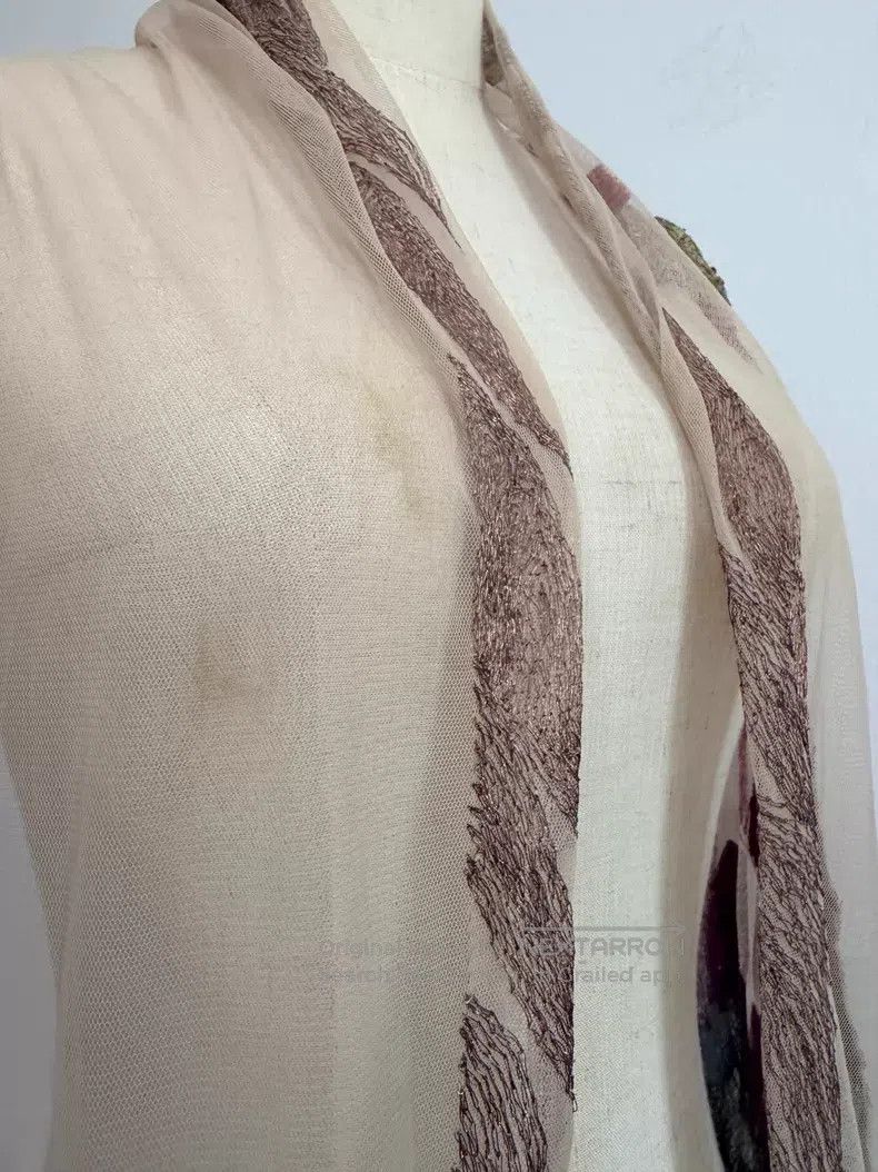Dries Van Noten DRIES VAN NOTEN Embroidered Silk Scarf Size ONE SIZE - 9 Thumbnail