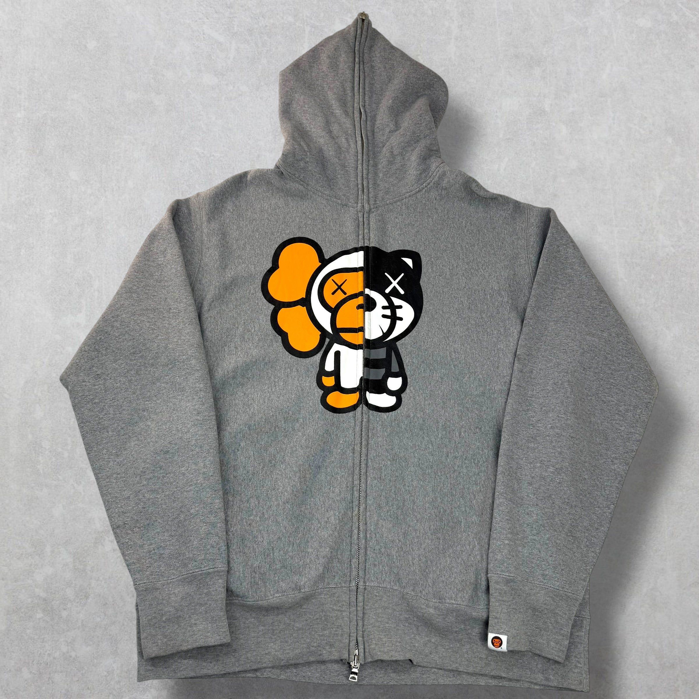 Bape × Kaws Bape x Kaws Baby Milo Animal Kingdom Full Zip Hoodie