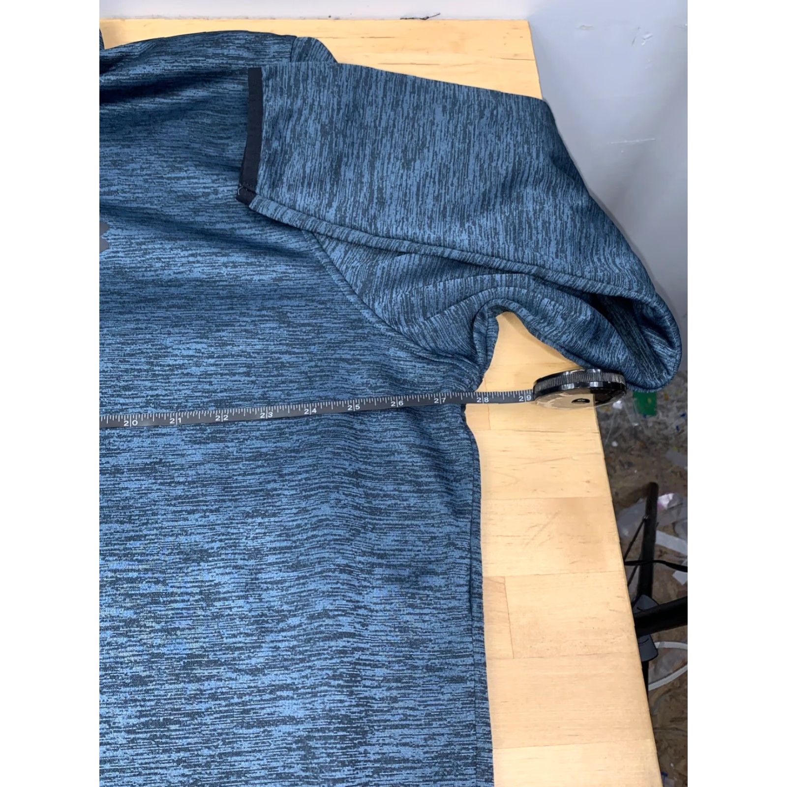 Under Armour Under Armour Sweatshirt Pullover 1/4 Zip Men 2XL Heather Blue High Neck Size US XXL / EU 58 / 5 - 6 Thumbnail
