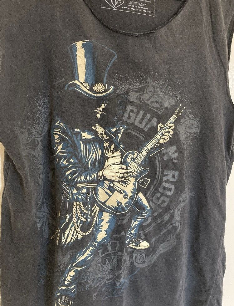 Guns N' Roses Vintage NTS Guns N’ Roses Slash Faded Graphic Tank Top Size US S / EU 44-46 / 1 - 2 Thumbnail