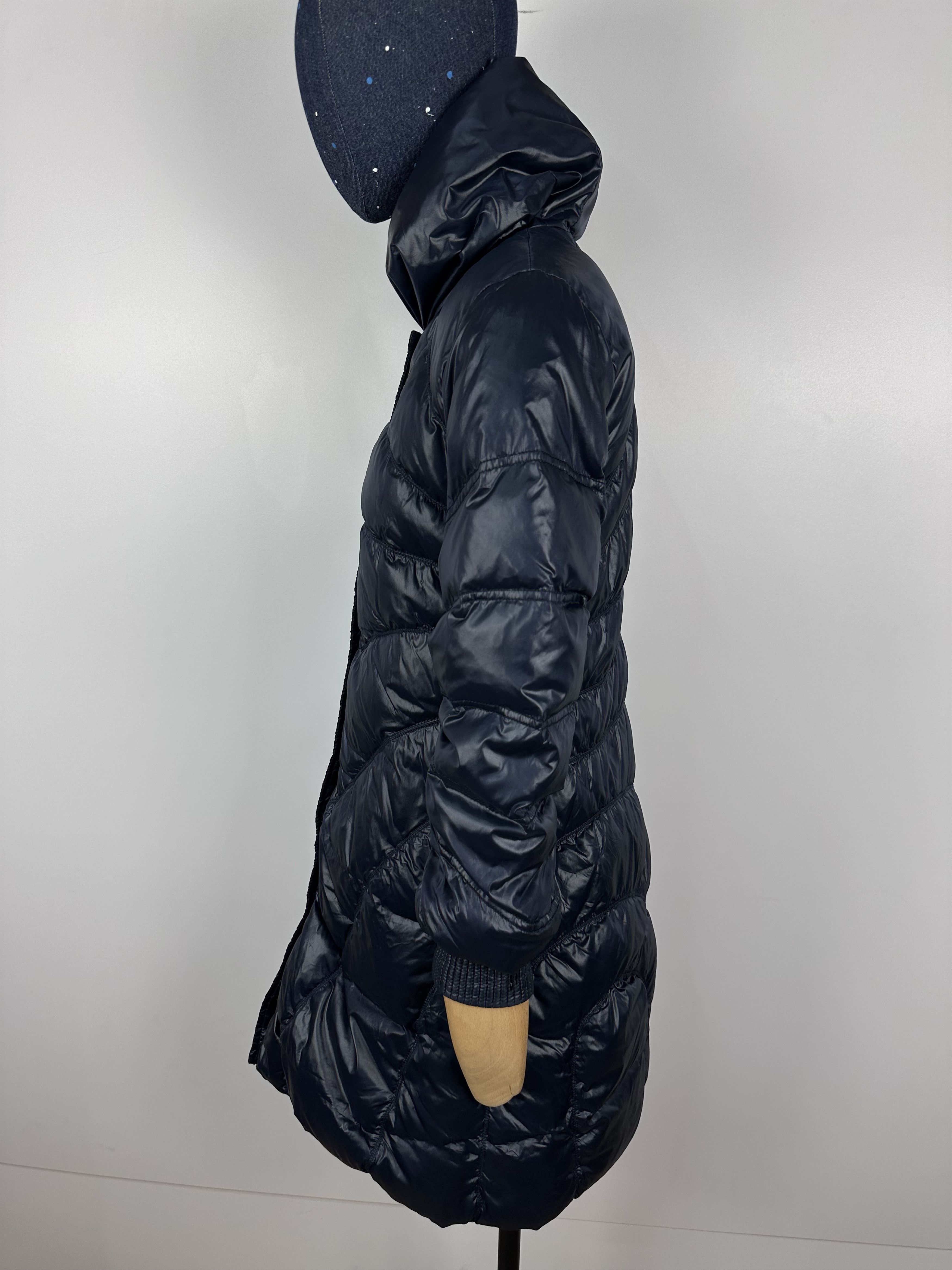 Bluer Denim BLAUER Blue Padded Down Puffer Jacket Long Womens Size S Size S / US 4 / IT 40 - 6 Thumbnail