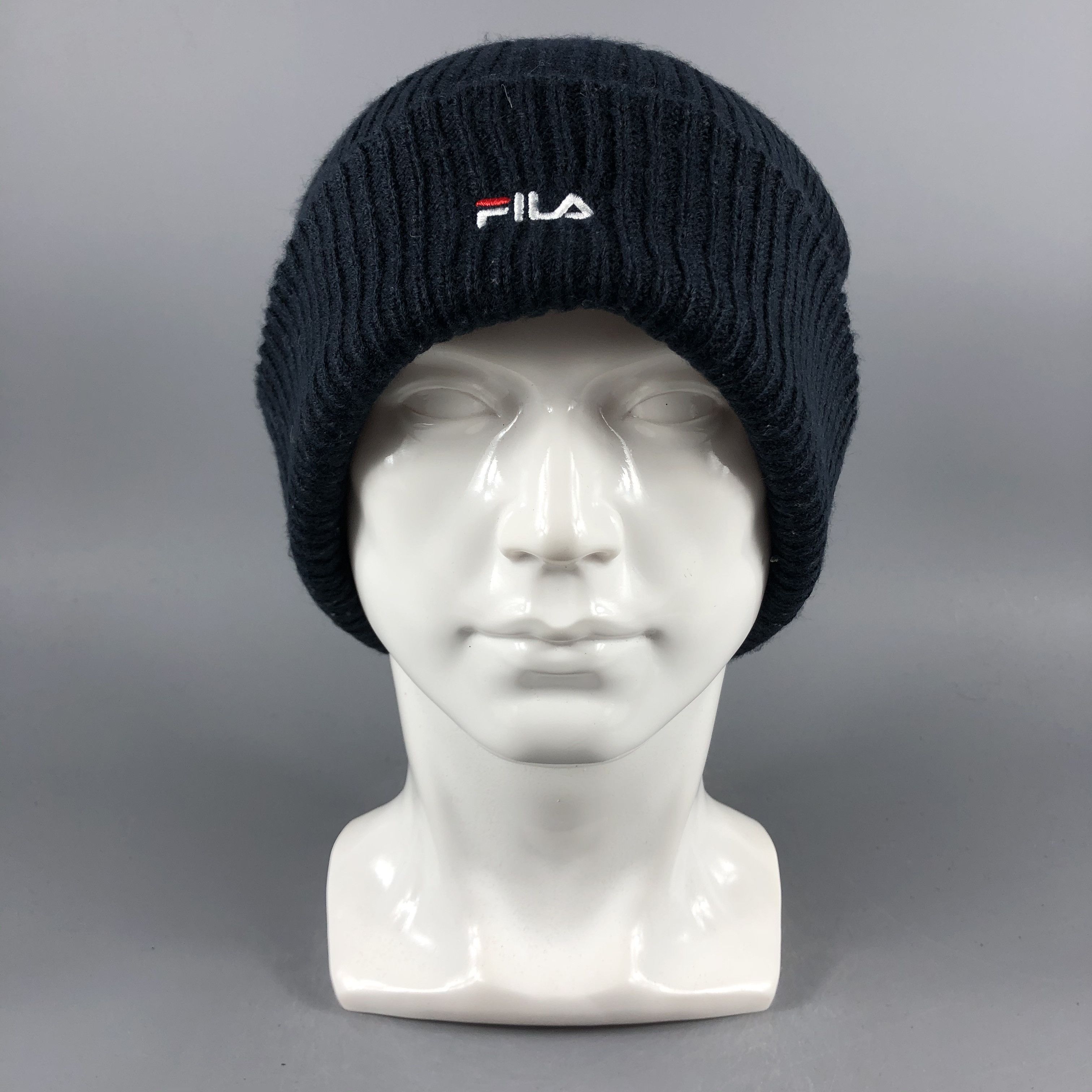 Fila × Vintage Fila Small Logo Beanie Snow Hat Snow Cap -D1112 Size ONE SIZE - 2 Thumbnail