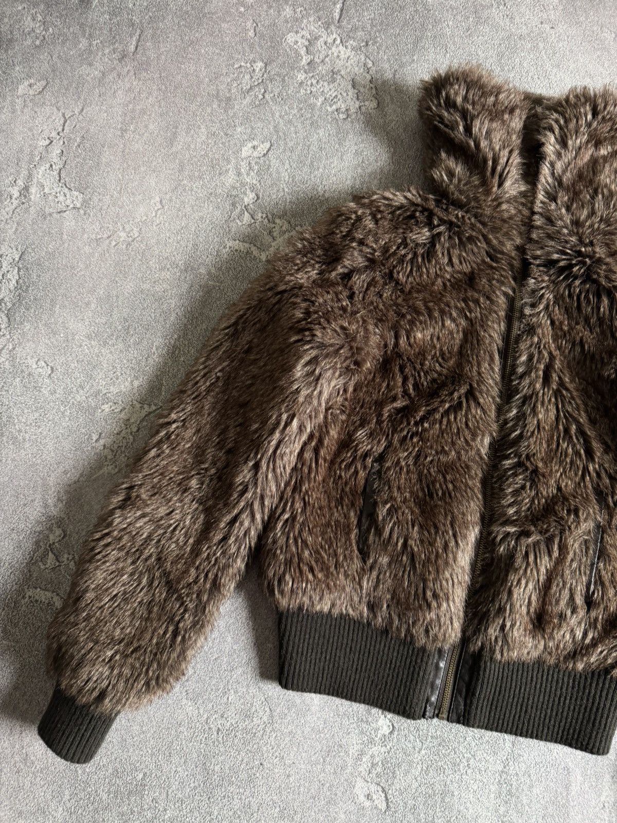 Hysteric Glamour × If Six Was Nine Rare M Faux Fur jacket bomber coat y2K Avantgarde L.G.B. 90s Size M / US 6-8 / IT 42-44 - 7 Thumbnail