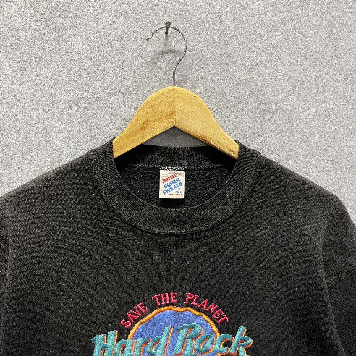 Hard Rock Cafe Vintage 90s Hard Rock Cafe Los Angeles Crewneck Sweatshirt Size US M / EU 48-50 / 2 - 2 Thumbnail