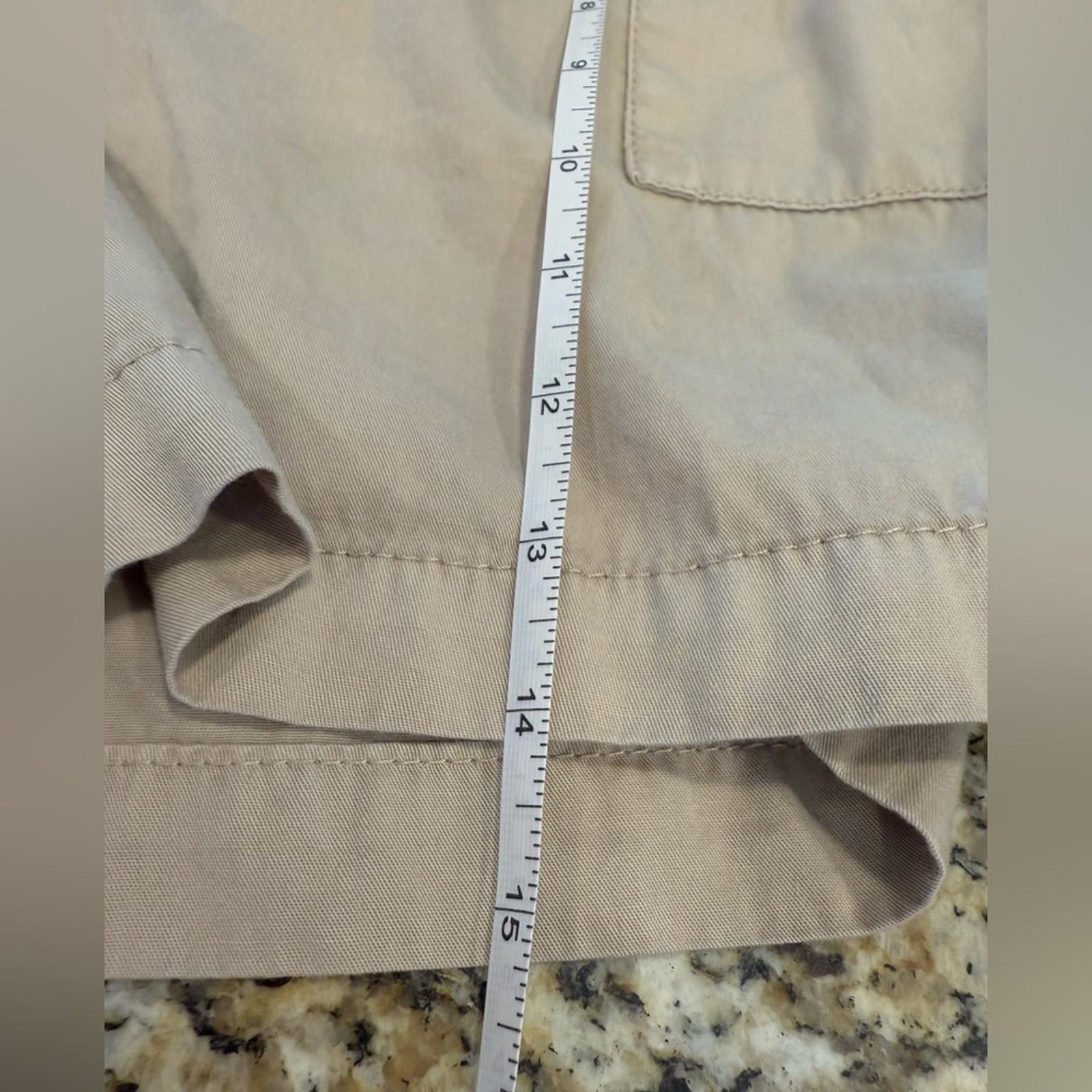 Other Reverly tan elastic waist pull on casual cotton shorts SZ M Size 32" / US 10 / IT 46 - 8 Thumbnail
