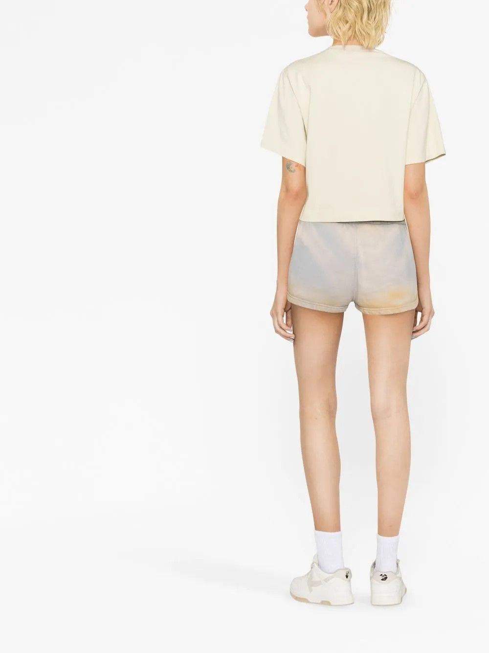 Off-White o1mle0425 Laundry Shorts in Multicolor Size 28" / US 6 / IT 42 - 4 Thumbnail