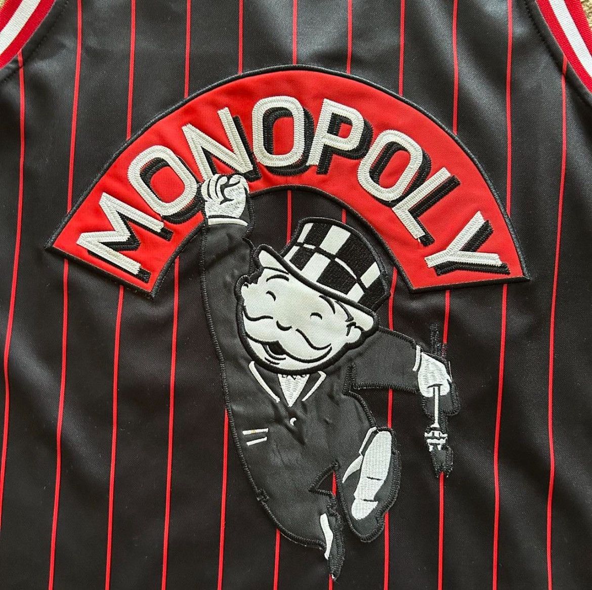 Other Custom Black and Red Striped Monopoly Jersey Size US L / EU 52-54 / 3 - 3 Thumbnail