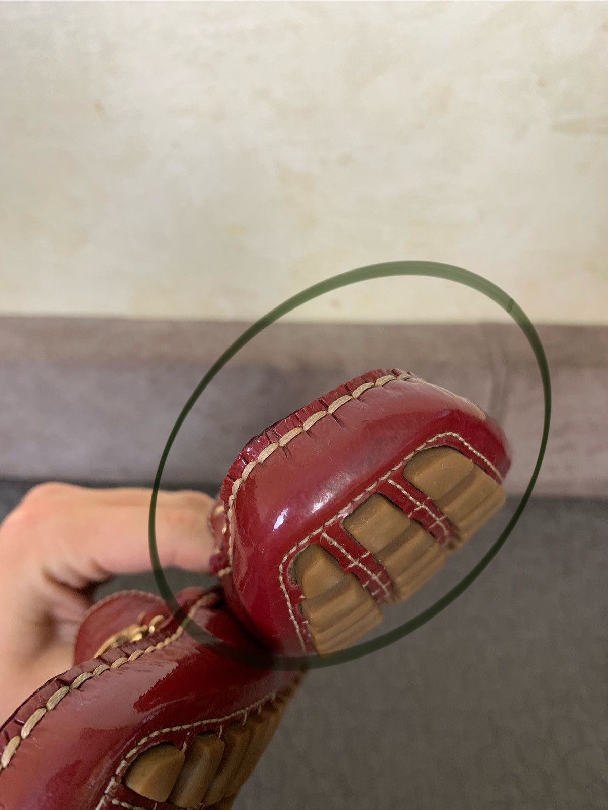 Salvatore Ferragamo Salvatore Ferragamo Womens Gancini Bit Patent Loafers Size US 7 / IT 37 - 8 Thumbnail