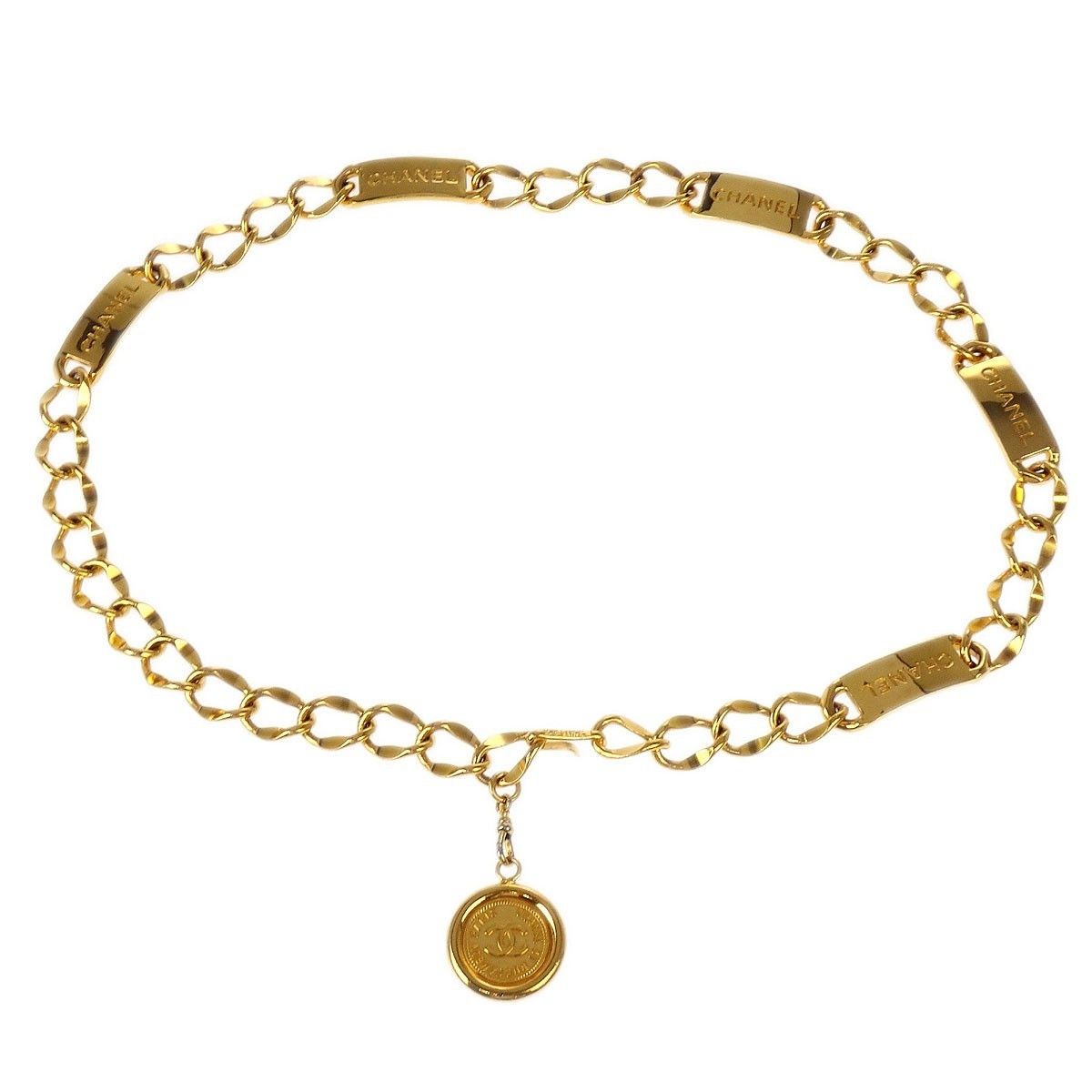 Chanel Chanel Medallion Chain Link Belt Metal Size ONE SIZE - 1 Thumbnail