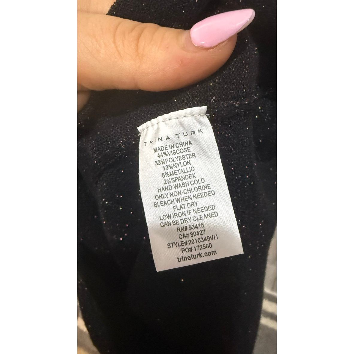 Trina Turk Trina Turk Women's Black Space-Dye Ombre Sweater Dress Size S / US 4 / IT 40 - 7 Thumbnail