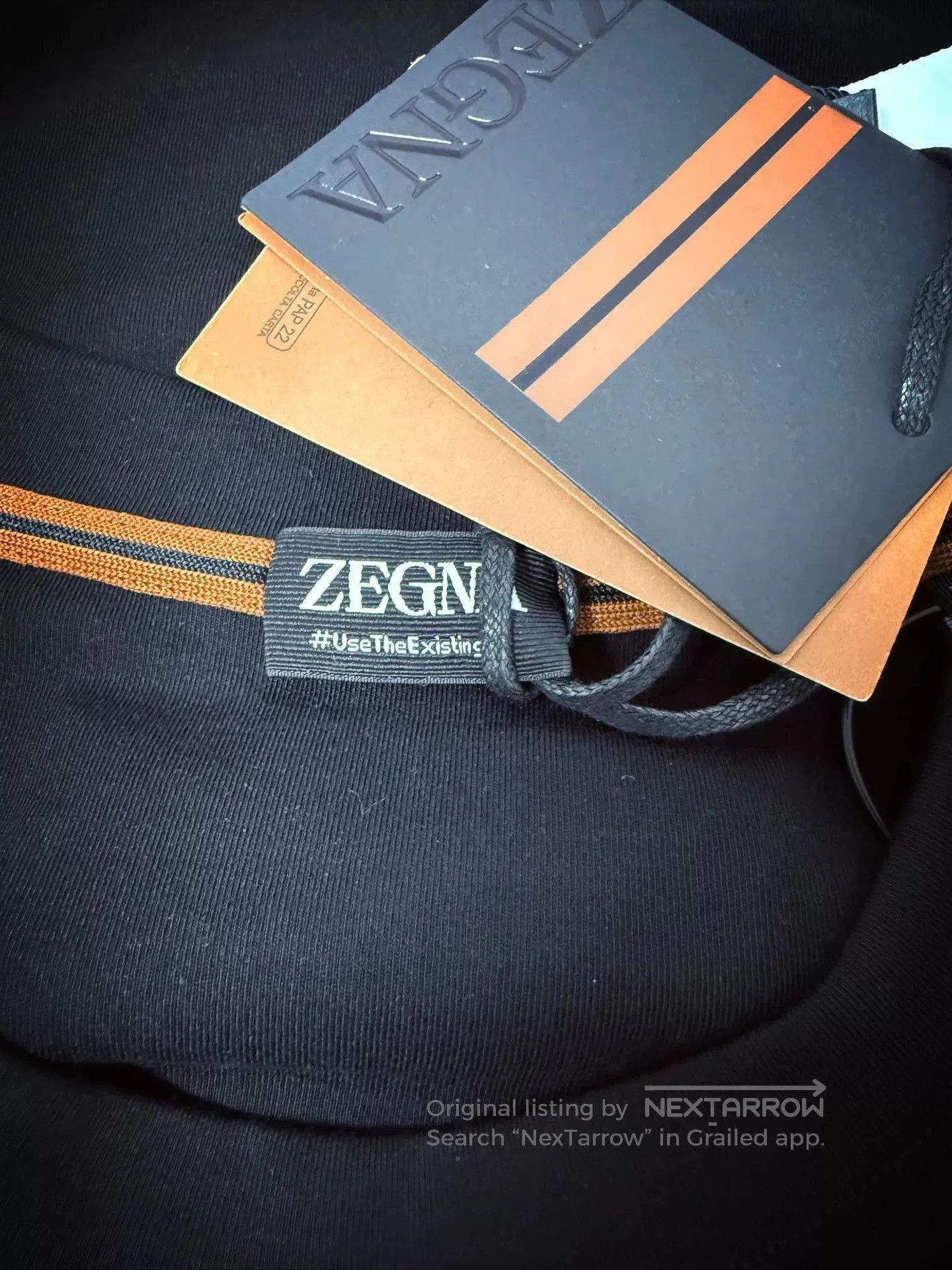 Ermenegildo Zegna Zegna Black Long-Sleeve T-Shirt. Size US L / EU 52-54 / 3 - 6 Thumbnail