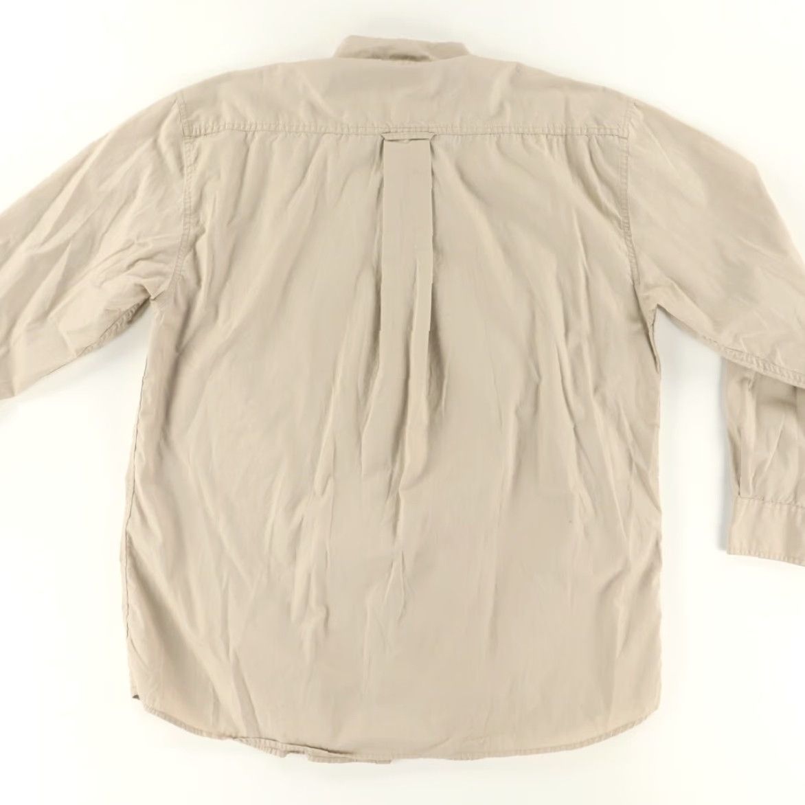 Orvis Orvis Fly Fishing Cotton Solid Long Sleeve Button Down Shirt Beige Men's L Size US L / EU 52-54 / 3 - 4 Thumbnail