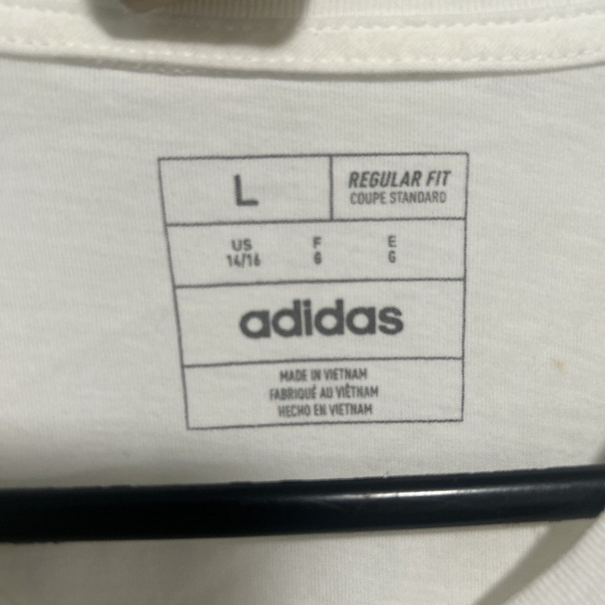 Adidas Adidas white long sleeve t-shirt size L Size L / US 10 / IT 46 - 5 Thumbnail