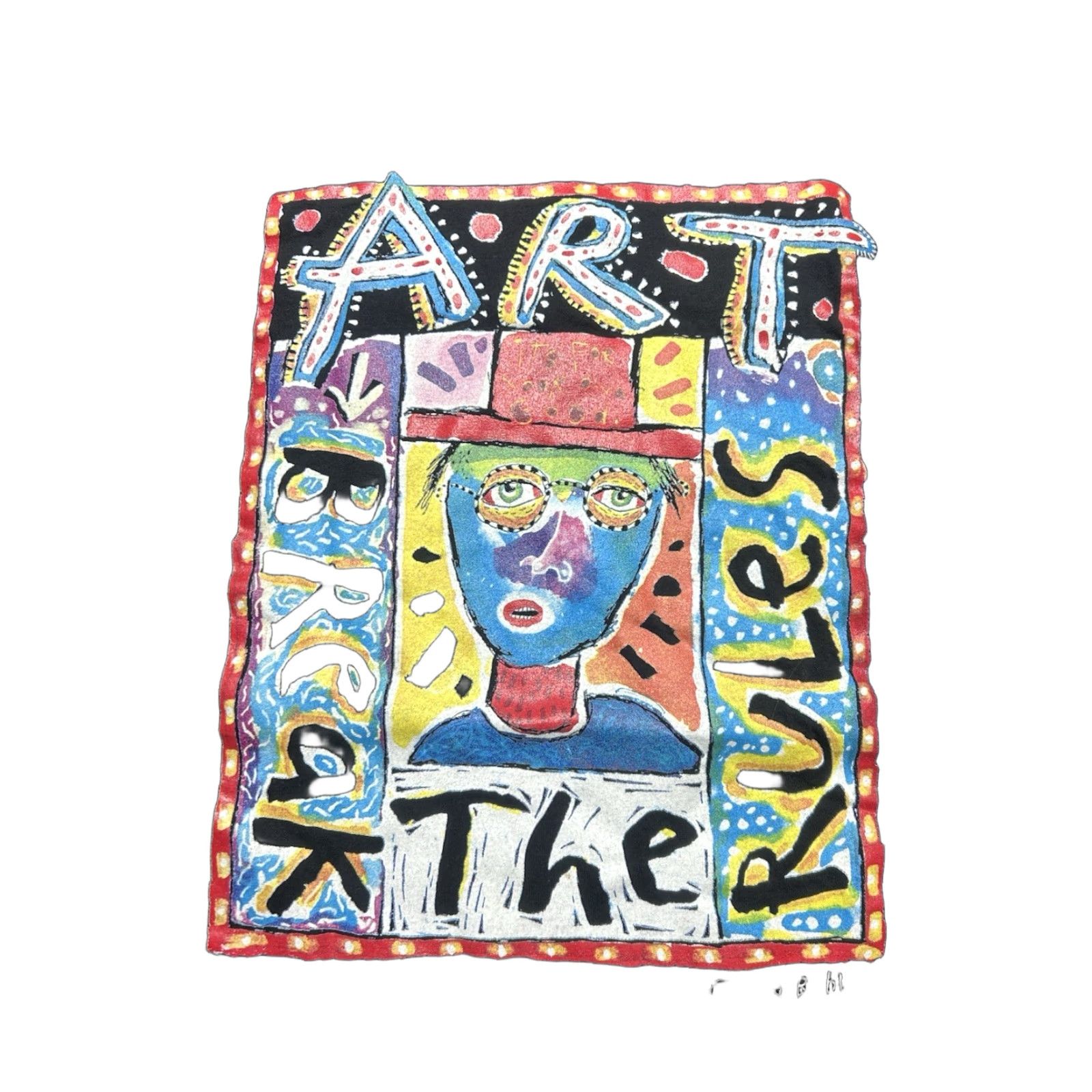 FRED VINTAGE 90s Fred Babb abstract art t shirt black XL Abstract Mens T-Shirt 90s Size US XL / EU 56 / 4 - 1 Thumbnail