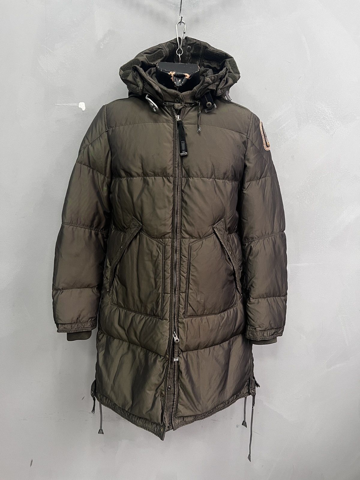 Parajumpers Puffer Long Jacket Green Down Jacket