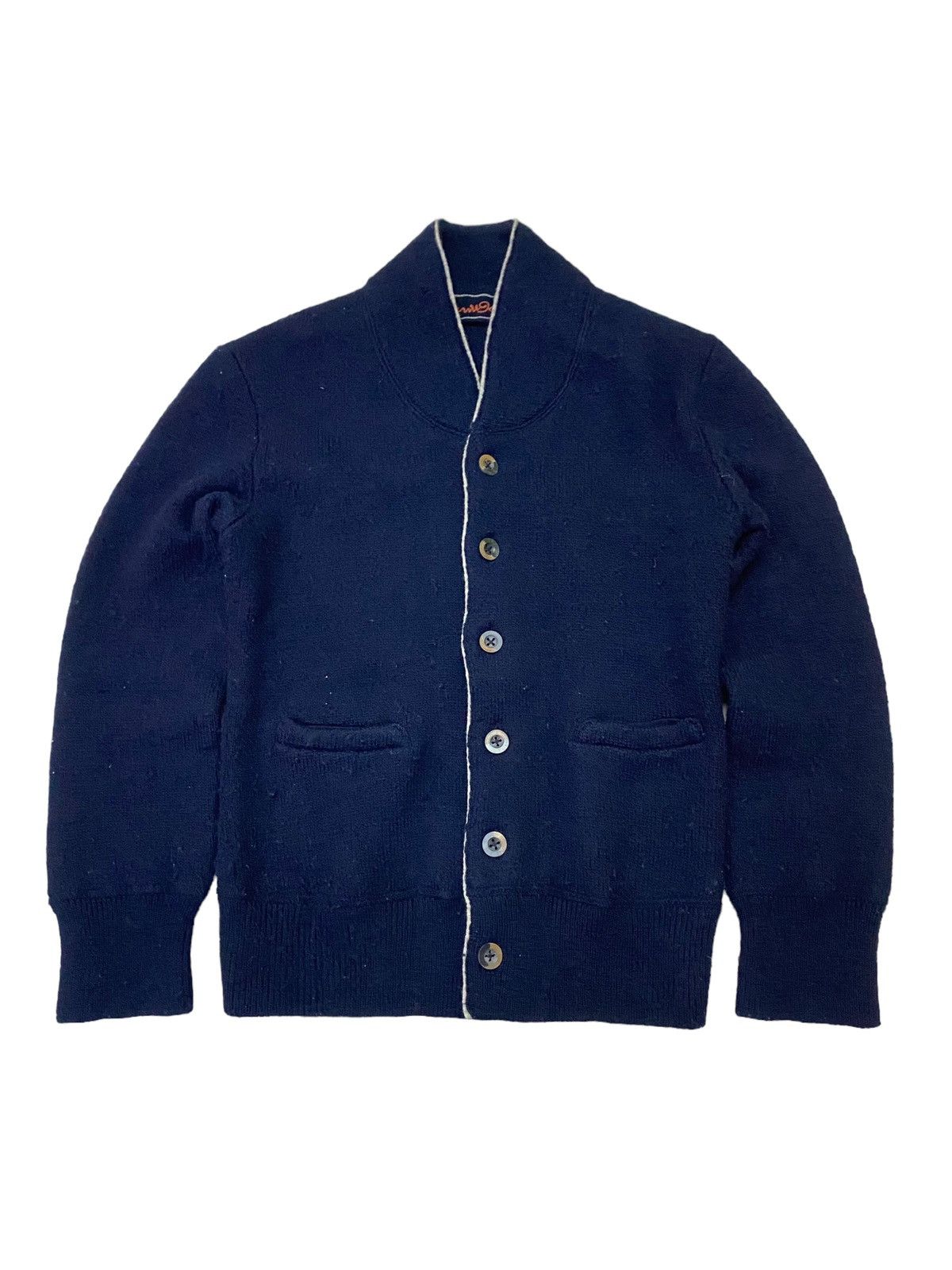 45rpm 💥Vintage 45Rpm Indigo Cardigan Knitwear Size S / US 4 / IT 40 - 3 Thumbnail