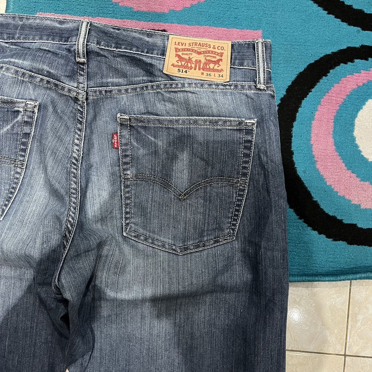 Levi's × Vintage 514™ STRAIGHT FIT PERFORMANCE JEANS Size US 36 / EU 52 - 7 Thumbnail