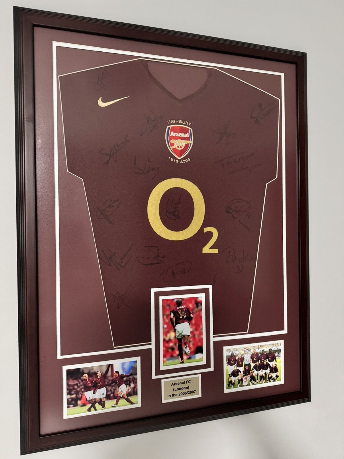 Nike × Vintage Vintage nike arsenal 2006 soccer jersey signed all team rare Size US XL / EU 56 / 4 - 2 Thumbnail
