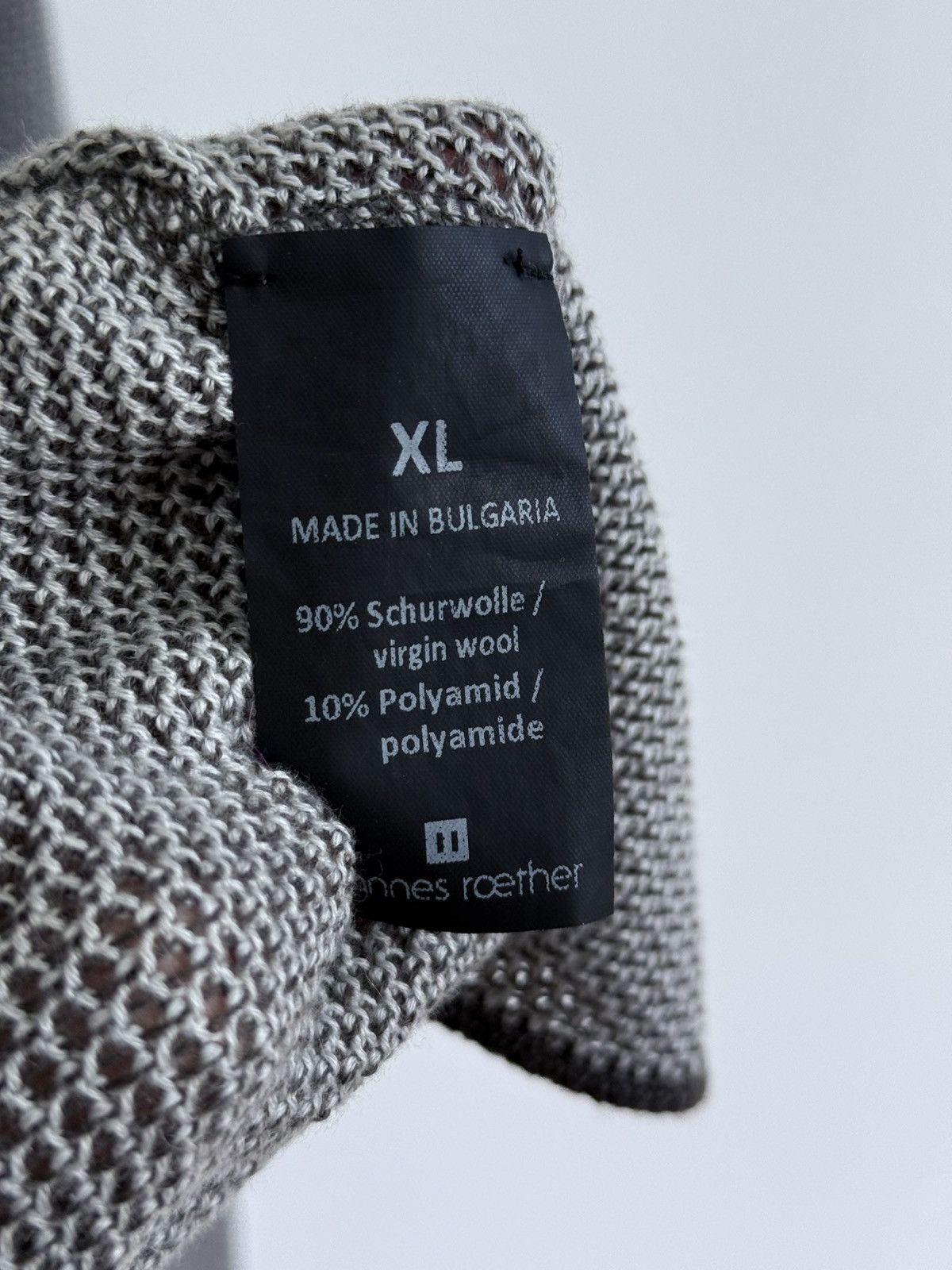hannes roether Hannes Roether Gray Wool Knit Sweater Size US XL / EU 56 / 4 - 8 Thumbnail