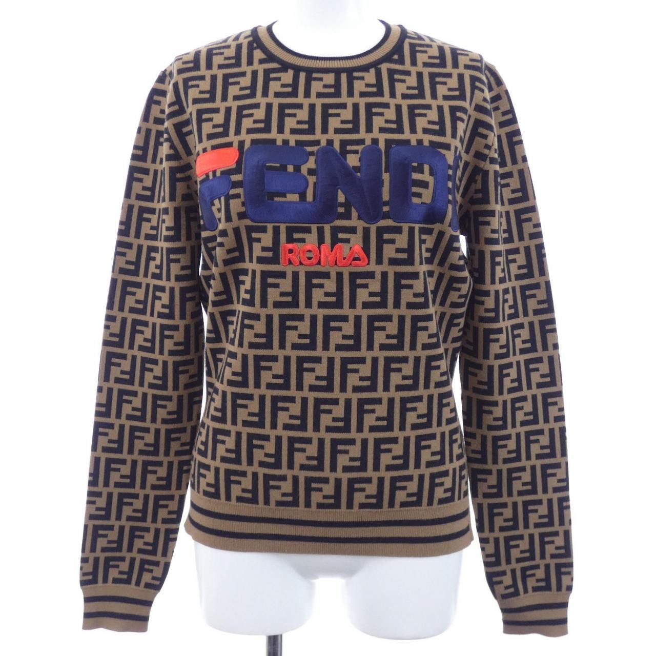 Fendi Fendi Fendi FILA Knitwear Textile Tops FZY719 A5QL DUTY FREE for USA Size ONE SIZE - 1 Thumbnail