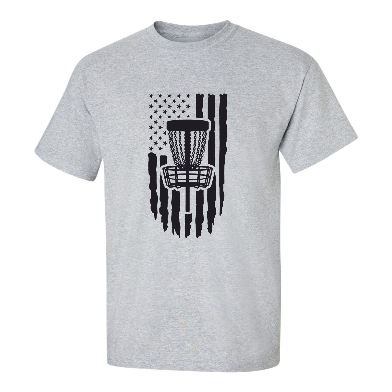 Gildan Disc Golf Shirt American Flag PATRIOTIC Discgolfing T-Shirt Size US L / EU 52-54 / 3 - 5 Thumbnail