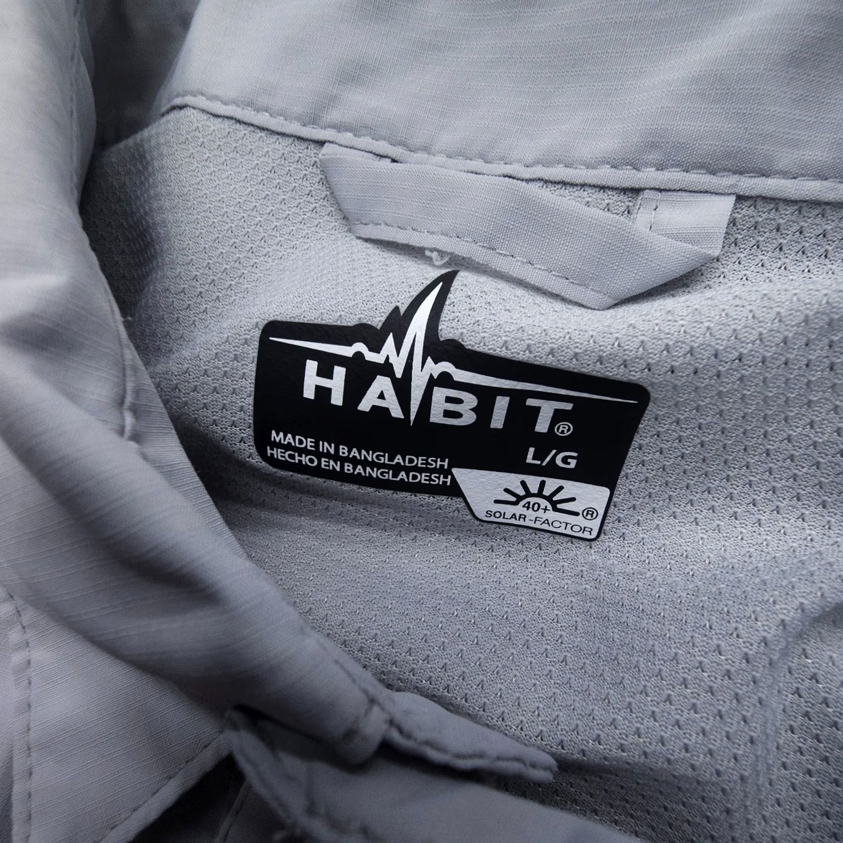 Habitat Habit Short Sleeve Button-Up Shirt Mens Large Gray Outdoor Venture 90s? Size US L / EU 52-54 / 3 - 3 Thumbnail
