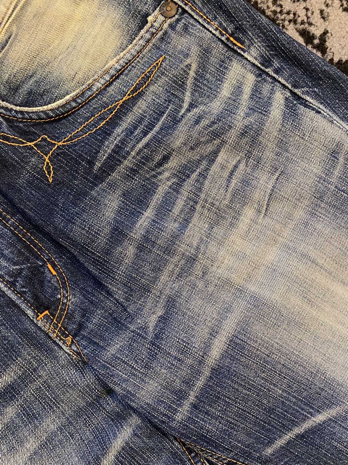 Edwin Edwin Distressed Washed Denim Japanese brand Size US 32 / EU 48 - 6 Thumbnail