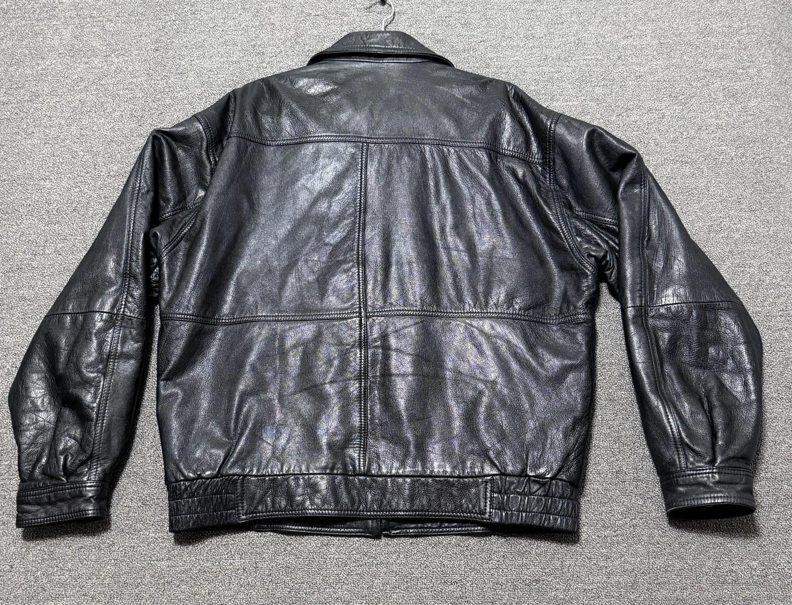 Other VTG 80s 90s Watershed Lamb Skin Leather Bomber Jacket Mens L Size US L / EU 52-54 / 3 - 2 Thumbnail