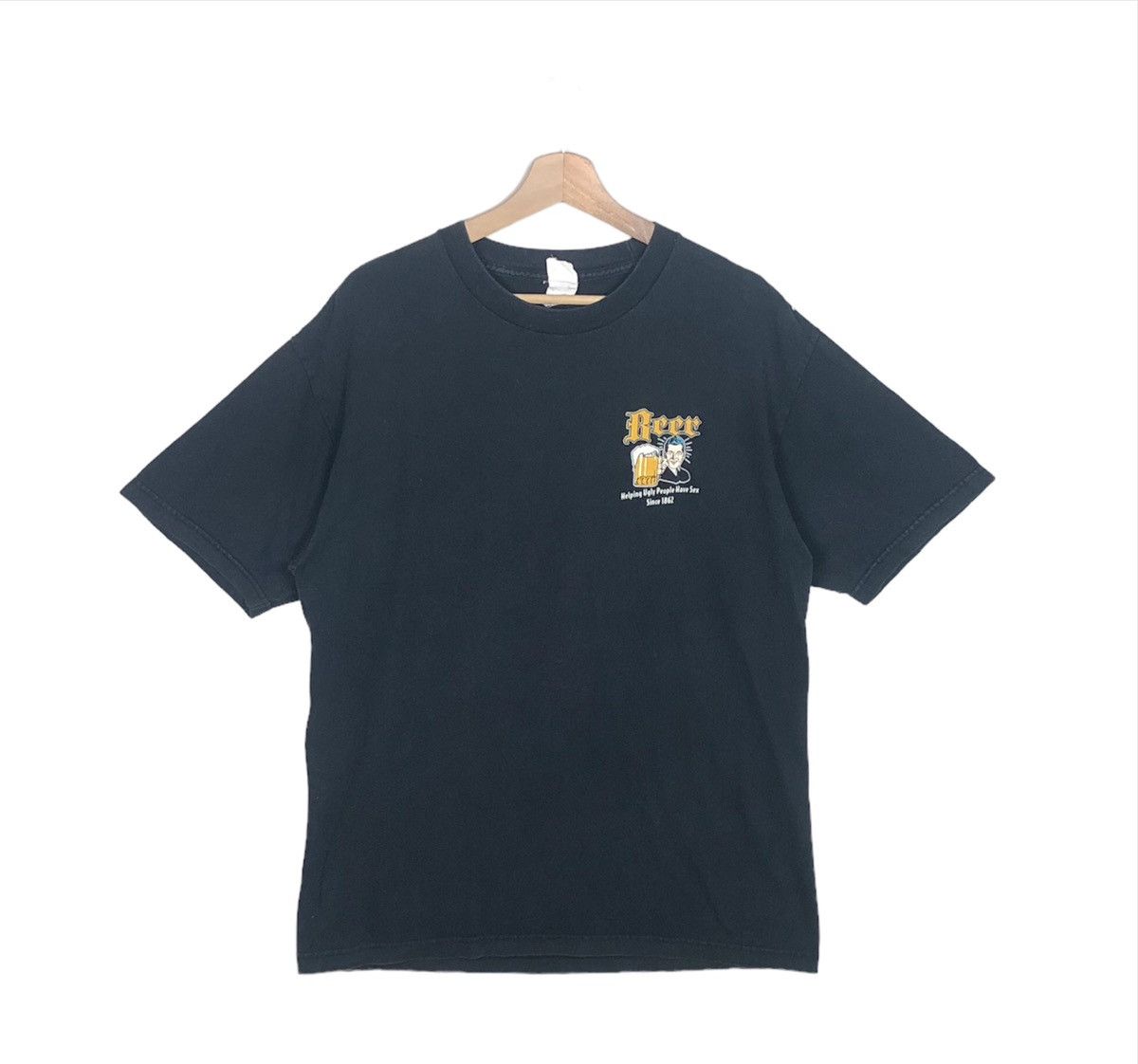 Budweiser Vintage 90a Beer Sex Quote Printed Tshirt Size US L / EU 52-54 / 3 - 2 Thumbnail