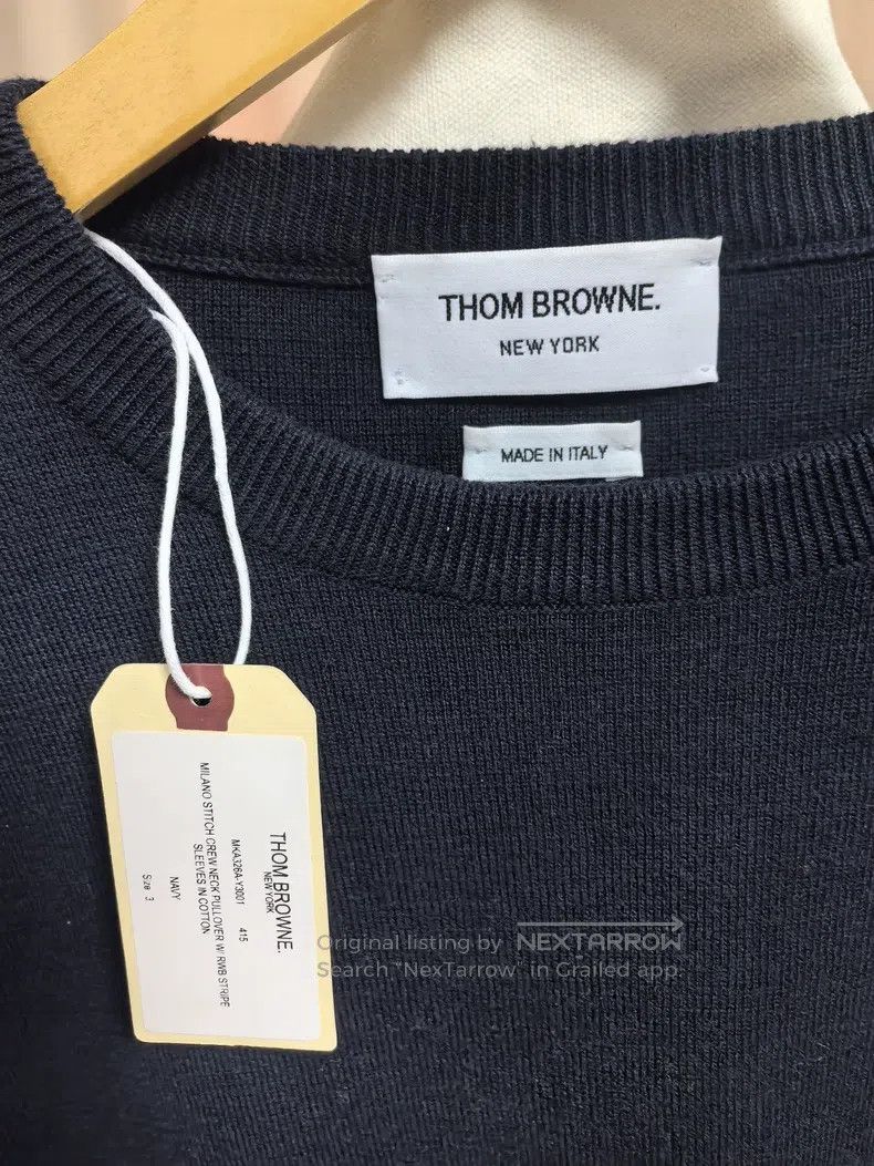 Thom Browne Thom Browne Patch Knit Sweater Size US L / EU 52-54 / 3 - 2 Thumbnail