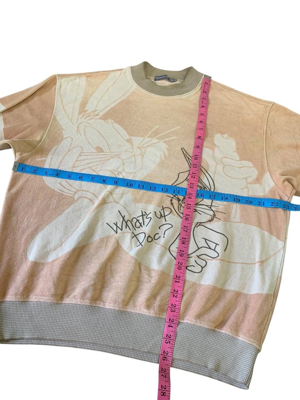 Cartoon Network Vintage Bug Bunny What Up Sweatshirt Large Size US L / EU 52-54 / 3 - 4 Thumbnail